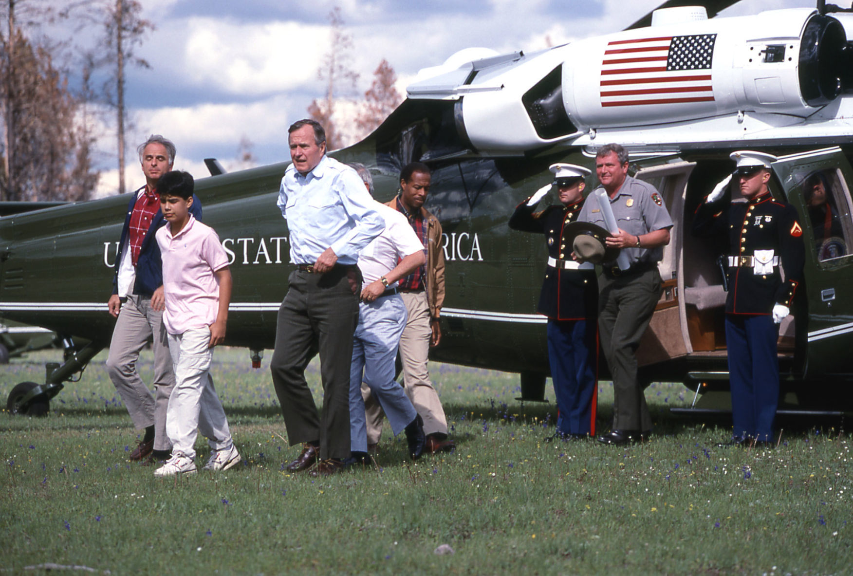 George Bush in Yellowstone